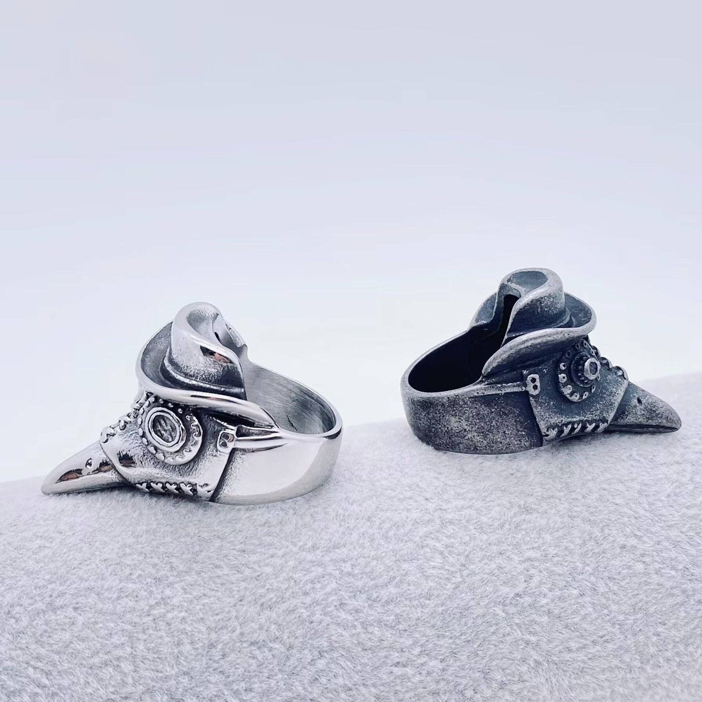 Plague Doctor Stainless Steel Ring
