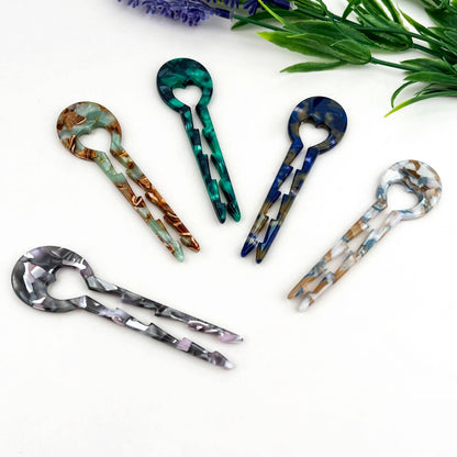 U-Shaped Heart Hair Pin