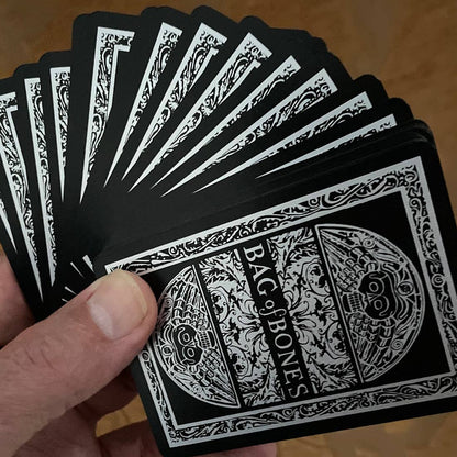 Bag of Bones Playing Cards - Premium Silver Edition