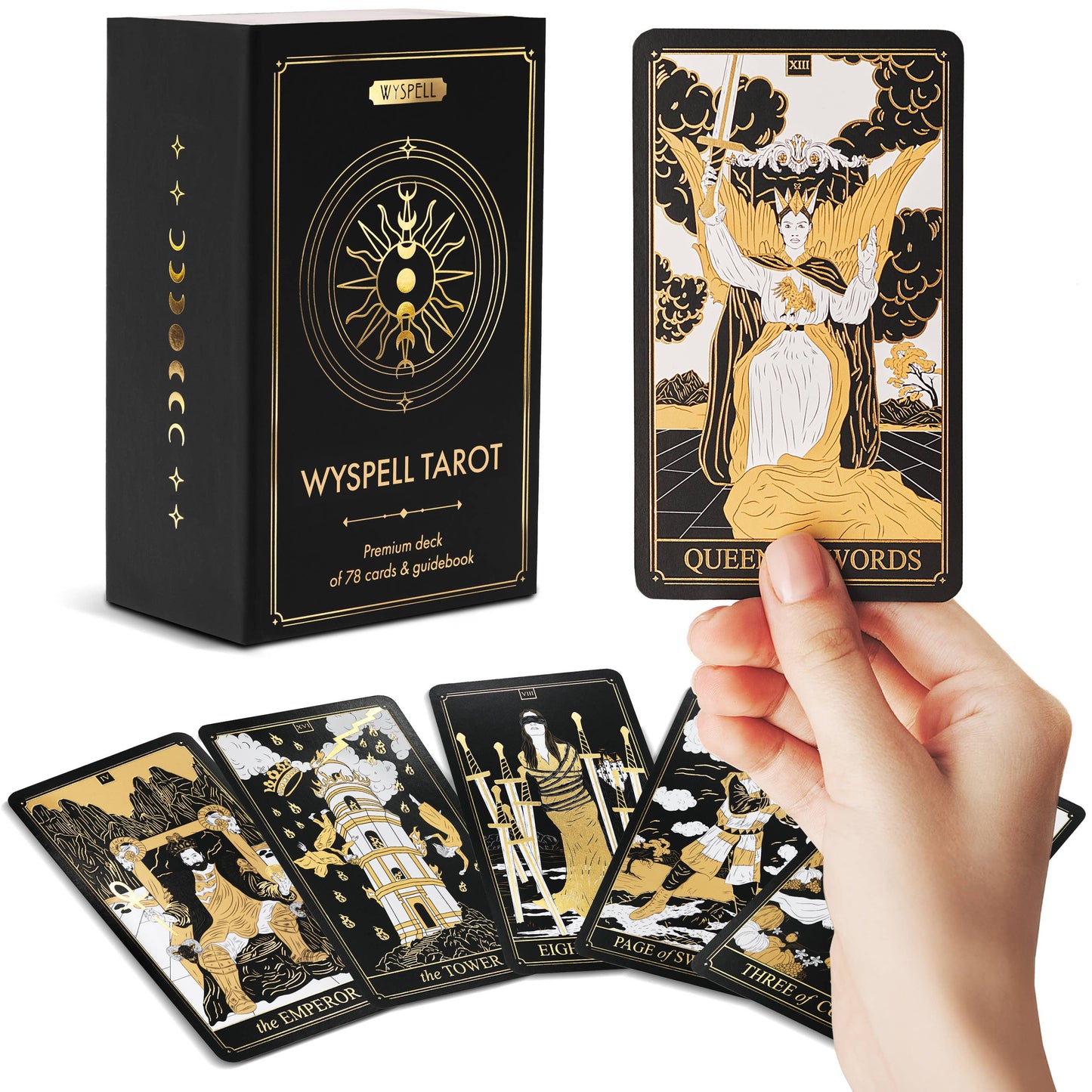 Wyspell Classic Tarot Cards ☆ Gold Edition RWS