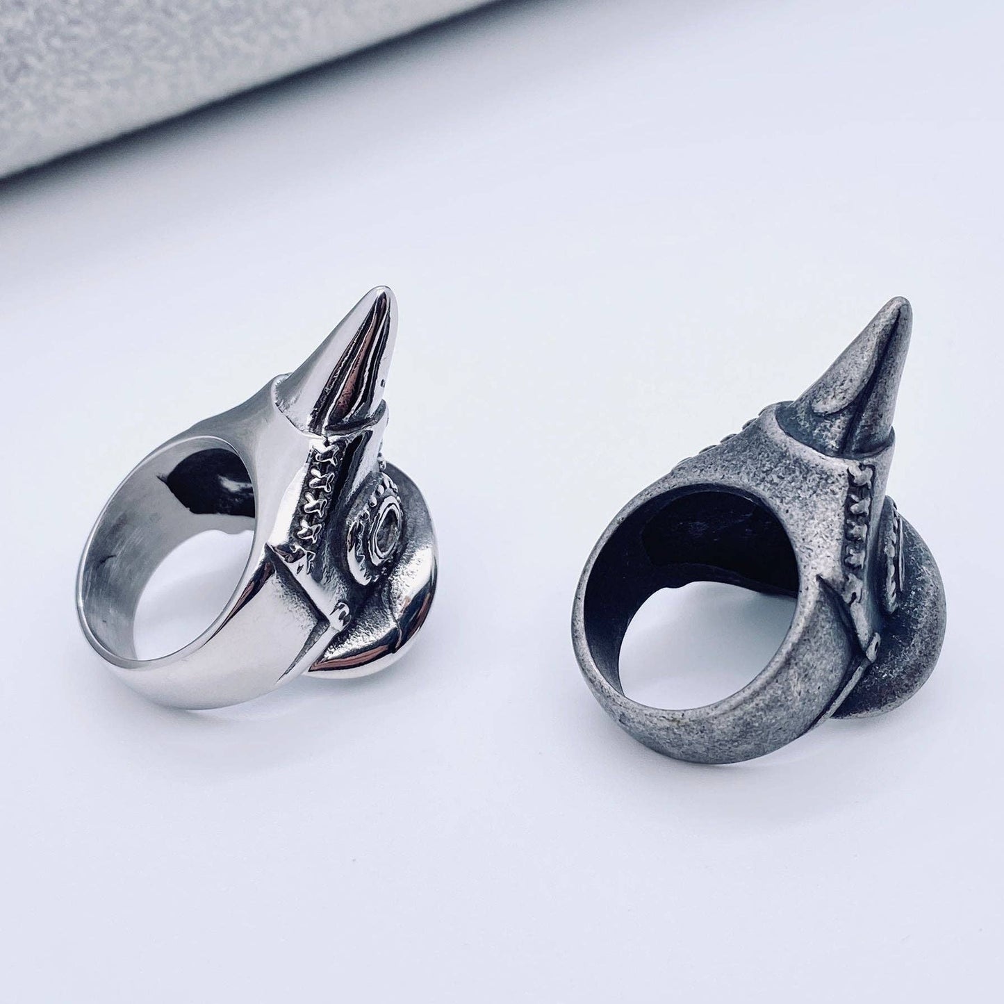 Plague Doctor Stainless Steel Ring