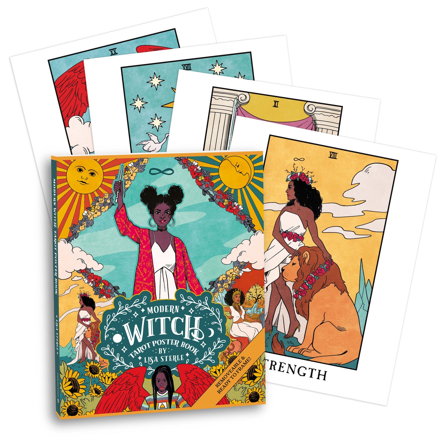 Modern Witch Tarot Poster Book by Lisa Sterle
