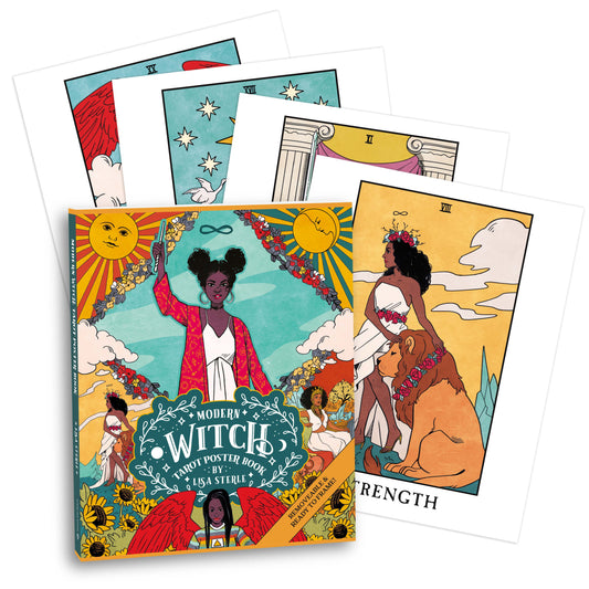 Modern Witch Tarot Poster Book by Lisa Sterle