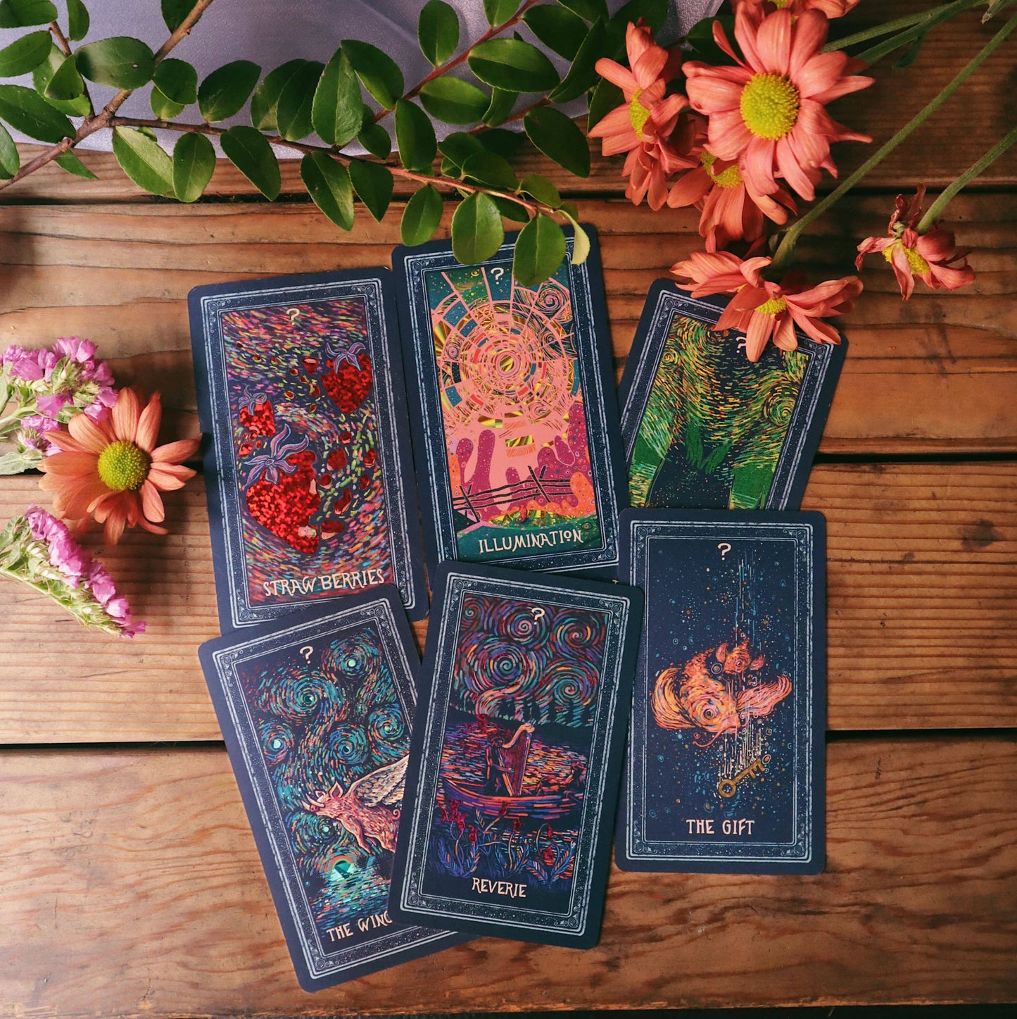 79th Mystery Cards (7 foil cards) - Prisma Visions Tarot
