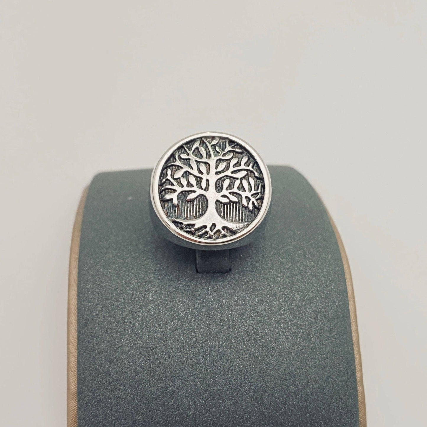 Tree of Life Stainless Steel Ring