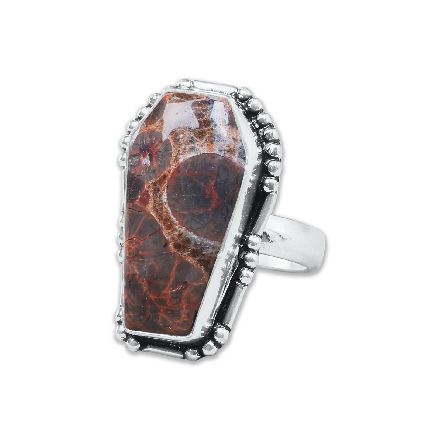 Artisanal Coffin-Cut Gemstone Rings
