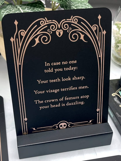 Sinister Affirmations