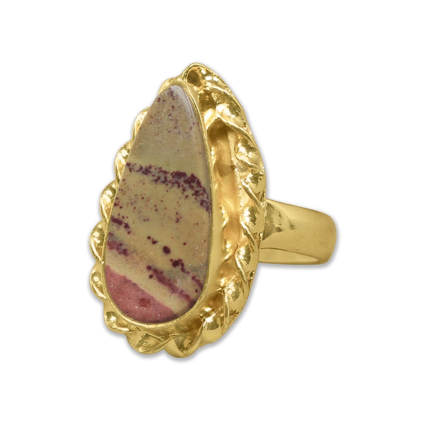 Semi-Precious Gemstone Rings ☆ Gold Overlay, Assorted Designs & Stones