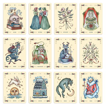 Yuletide Tales Lenormand - Deluxe Ed - Christmas Oracle Deck