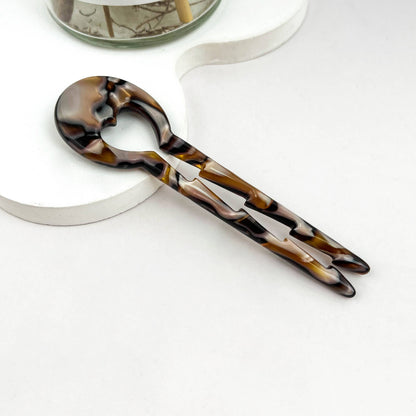 U-Shaped Heart Hair Pin