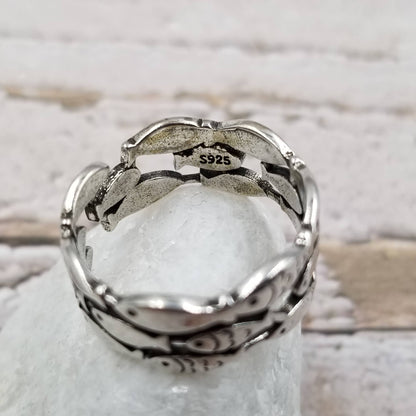 Adjustable Little Fish Ring