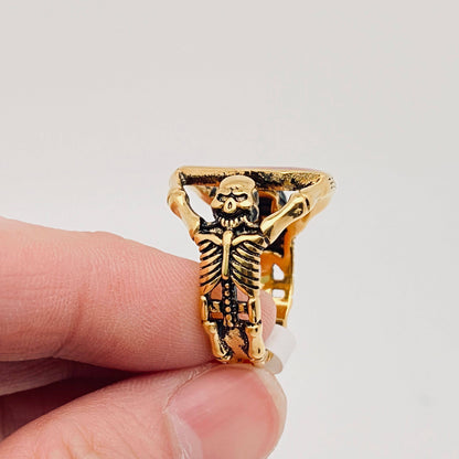 Coffin Stainless Steel Ring
