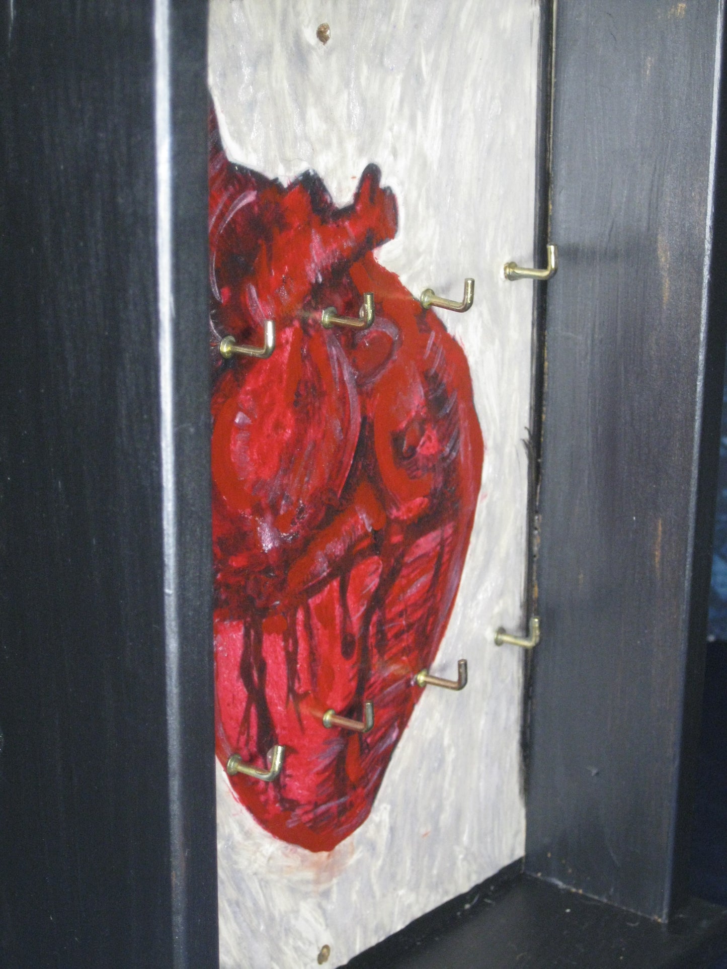 Handmade Anatomical Heart Jewelry Organizer