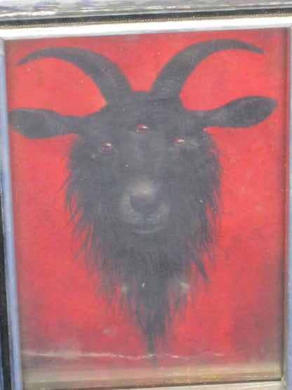 Mini Silver Framed Mallory Hart Art Black Phillip