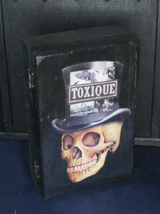 Tarot Trinket Box - TOXIQUE Skull Top Hat