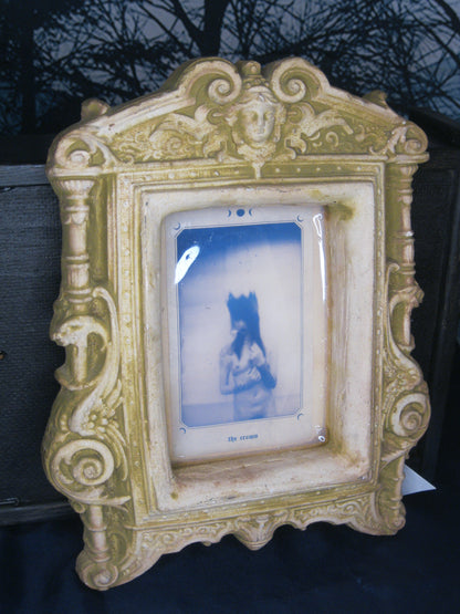 Stone Frame Three Black Moons Framed Oracle Card