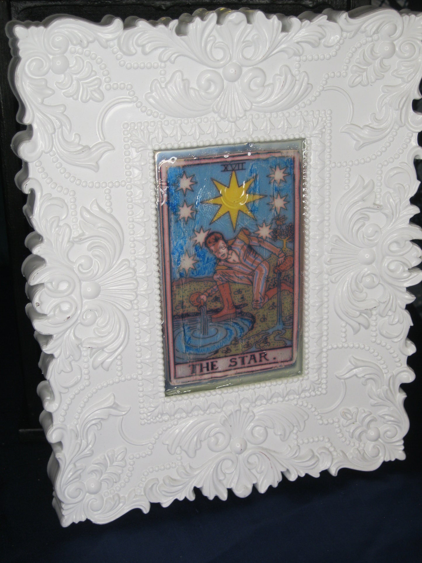 Starman David Bowie Tarot Star Framed Print