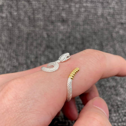 Adjustable Rattlesnake Ring