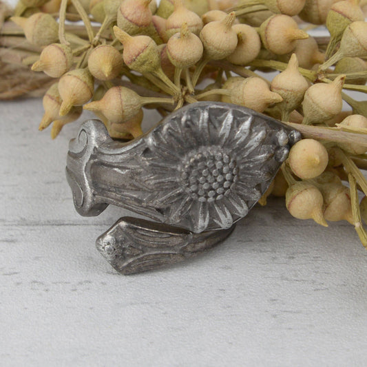 Sunflower Spoon Ring