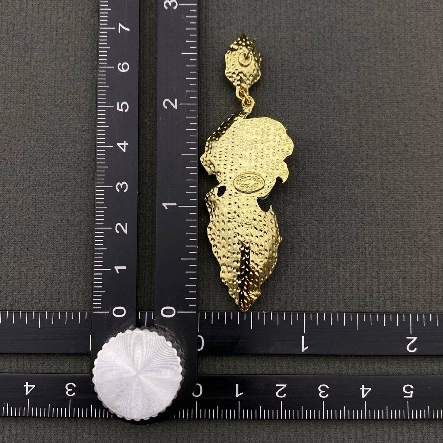 Vintage Art Statue Head Sculpture Earrings