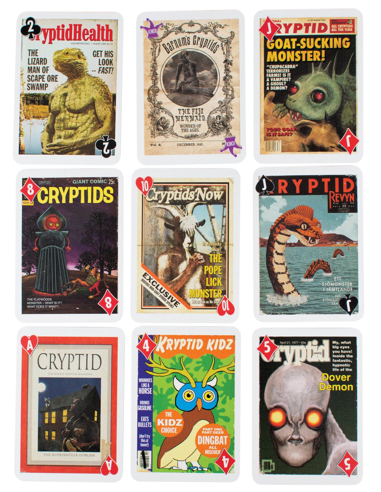 Cryptid Playing Card Set