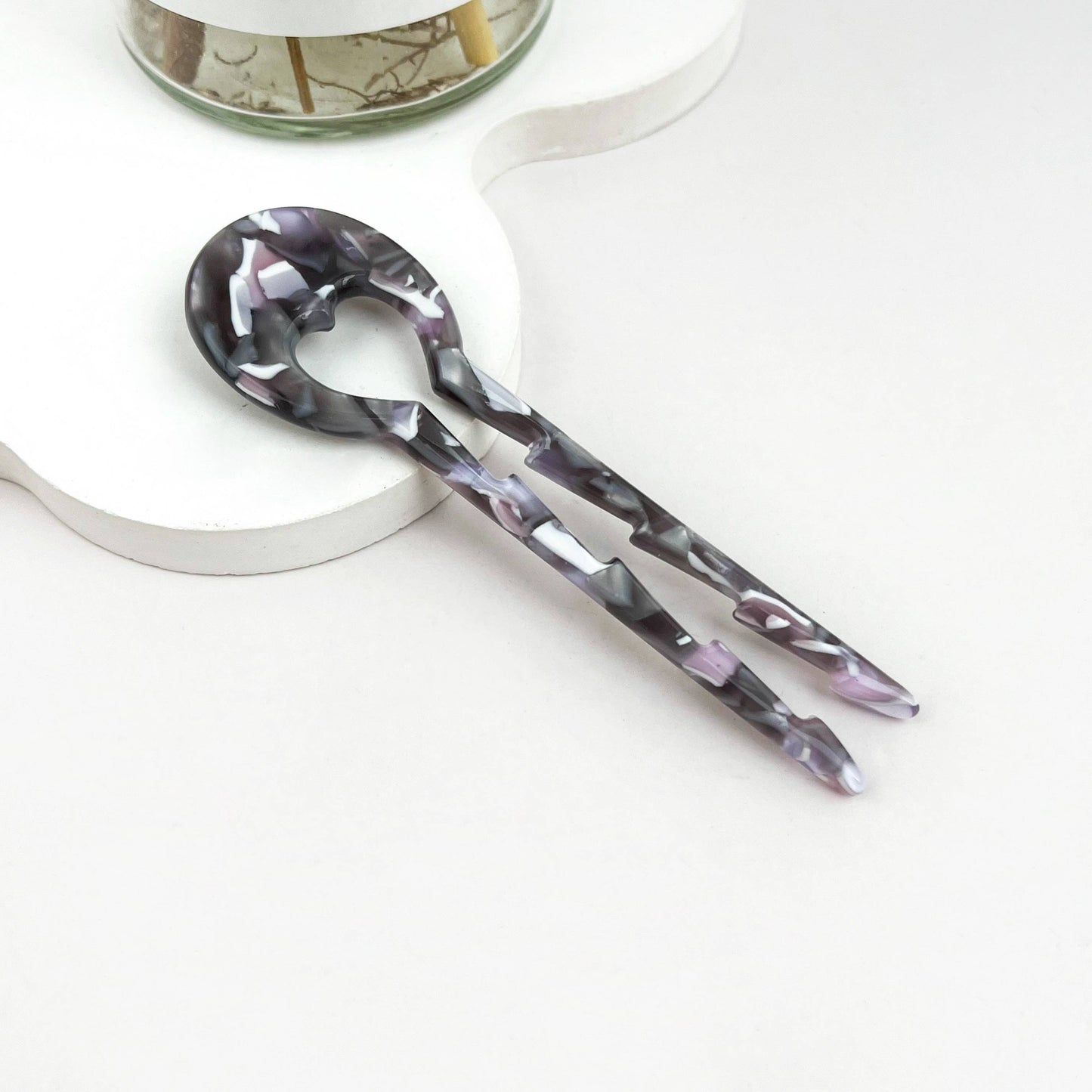 U-Shaped Heart Hair Pin
