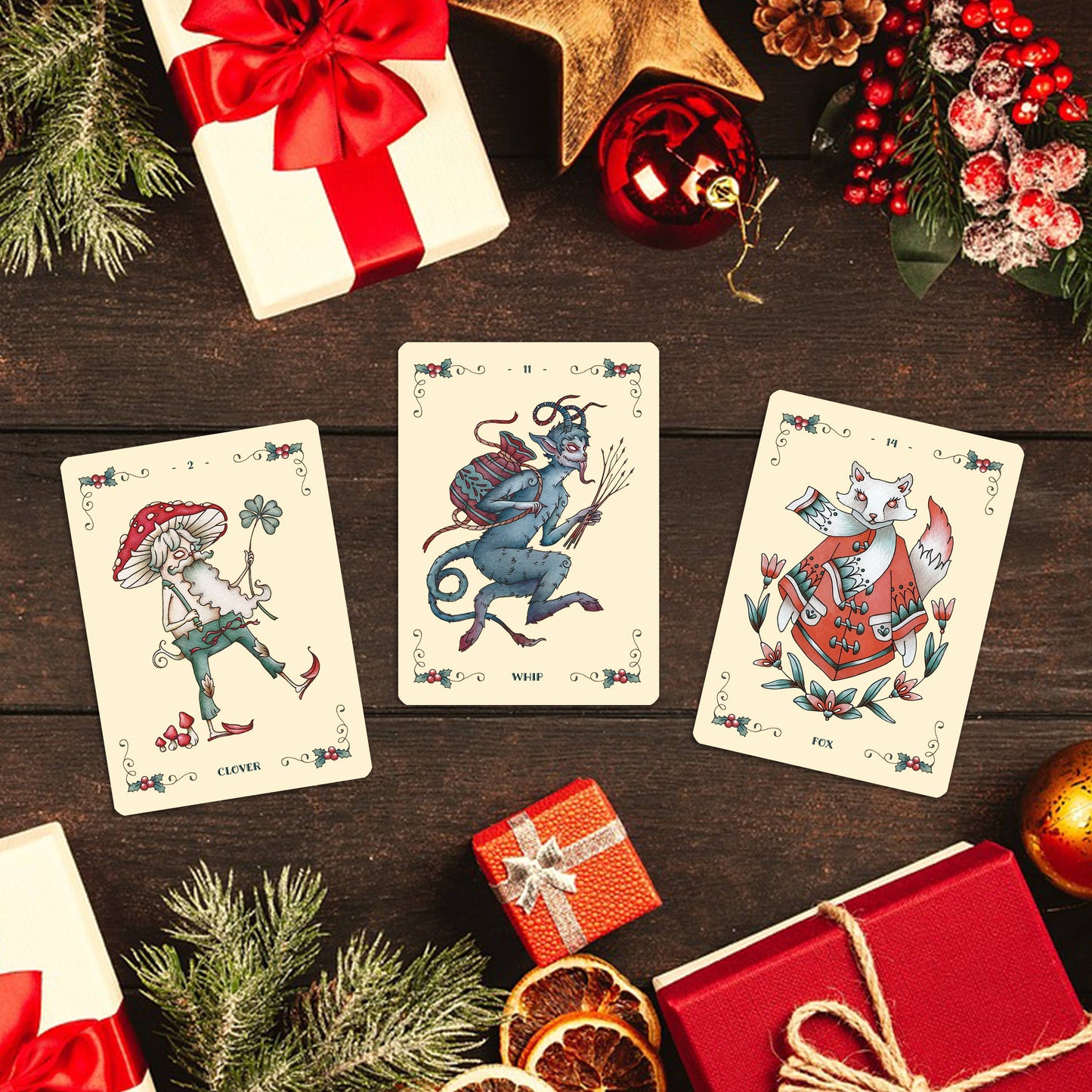 Yuletide Tales Lenormand - Deluxe Ed - Christmas Oracle Deck