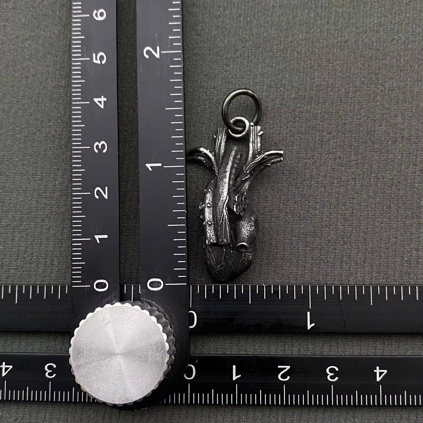 Stainless Steel Heart Pendant on Chain