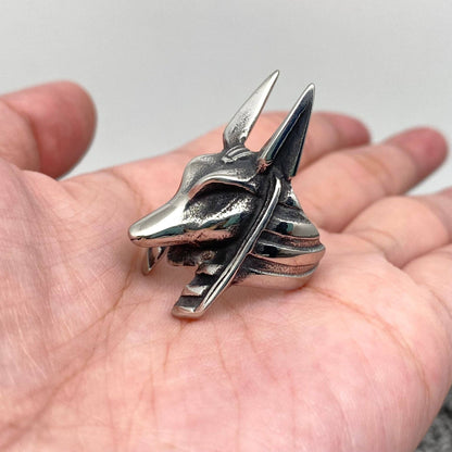 Anubis Mask Ring