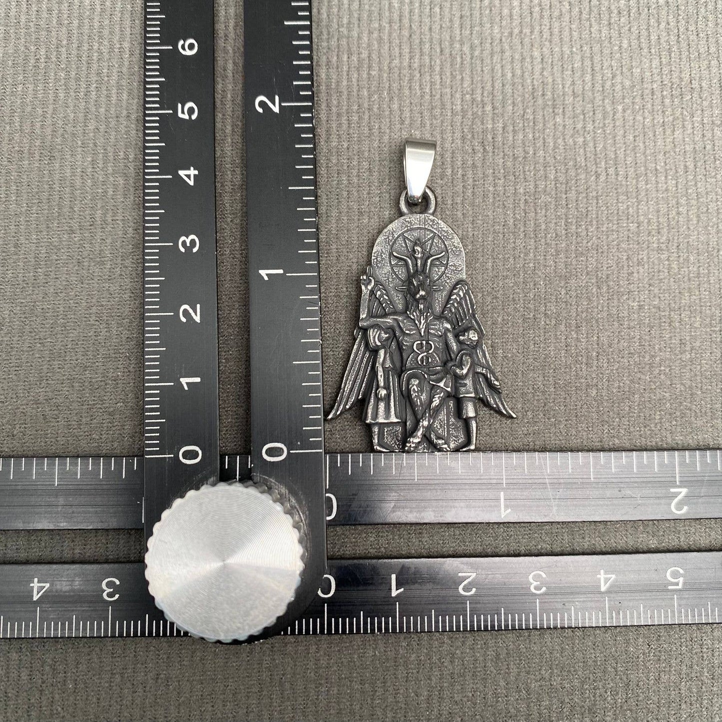 Baphomet Stainless Steel Pendant with Chain