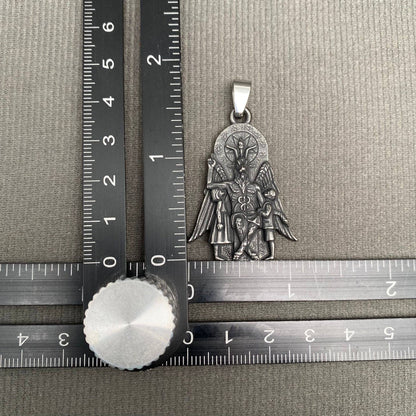Baphomet Stainless Steel Pendant with Chain