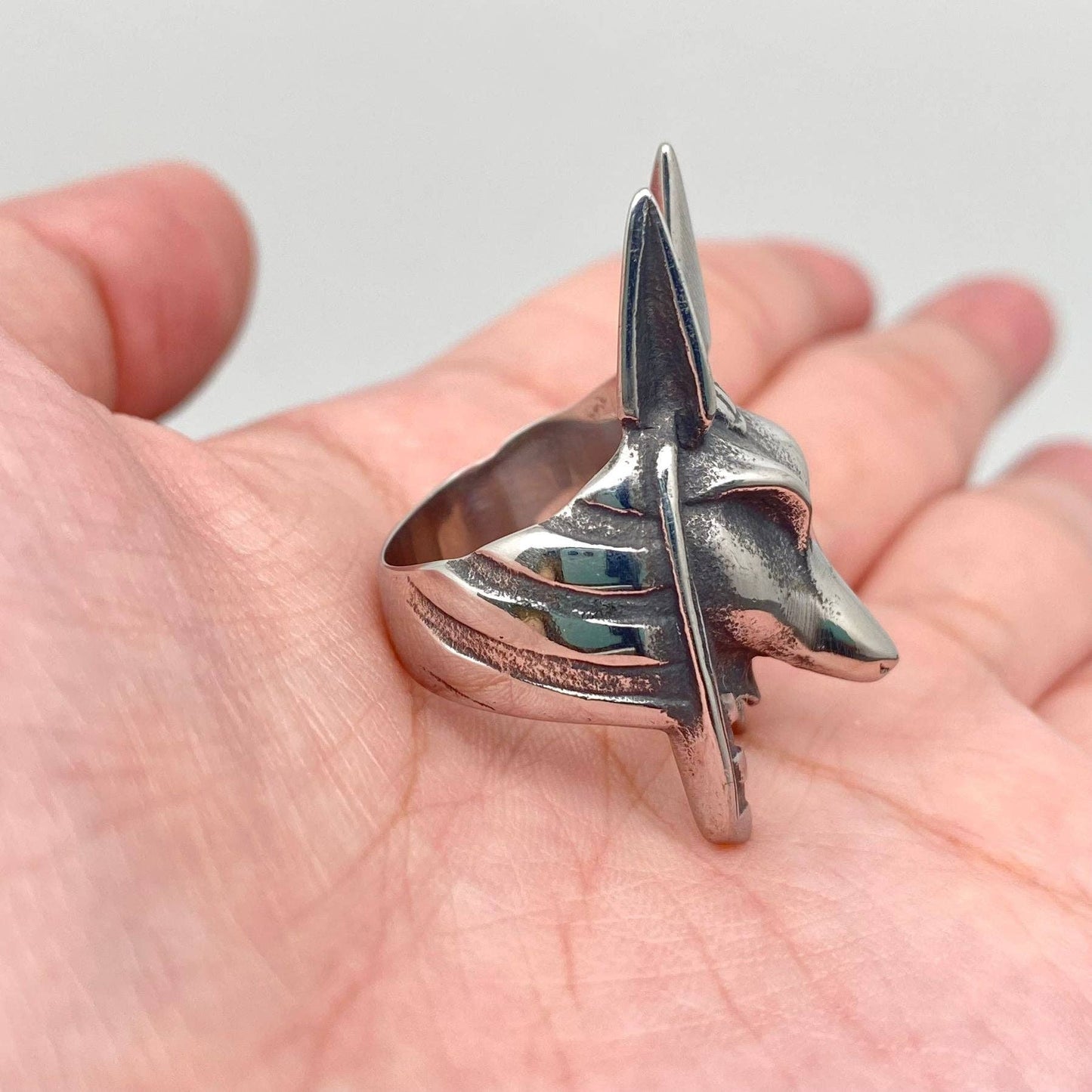 Anubis Mask Ring