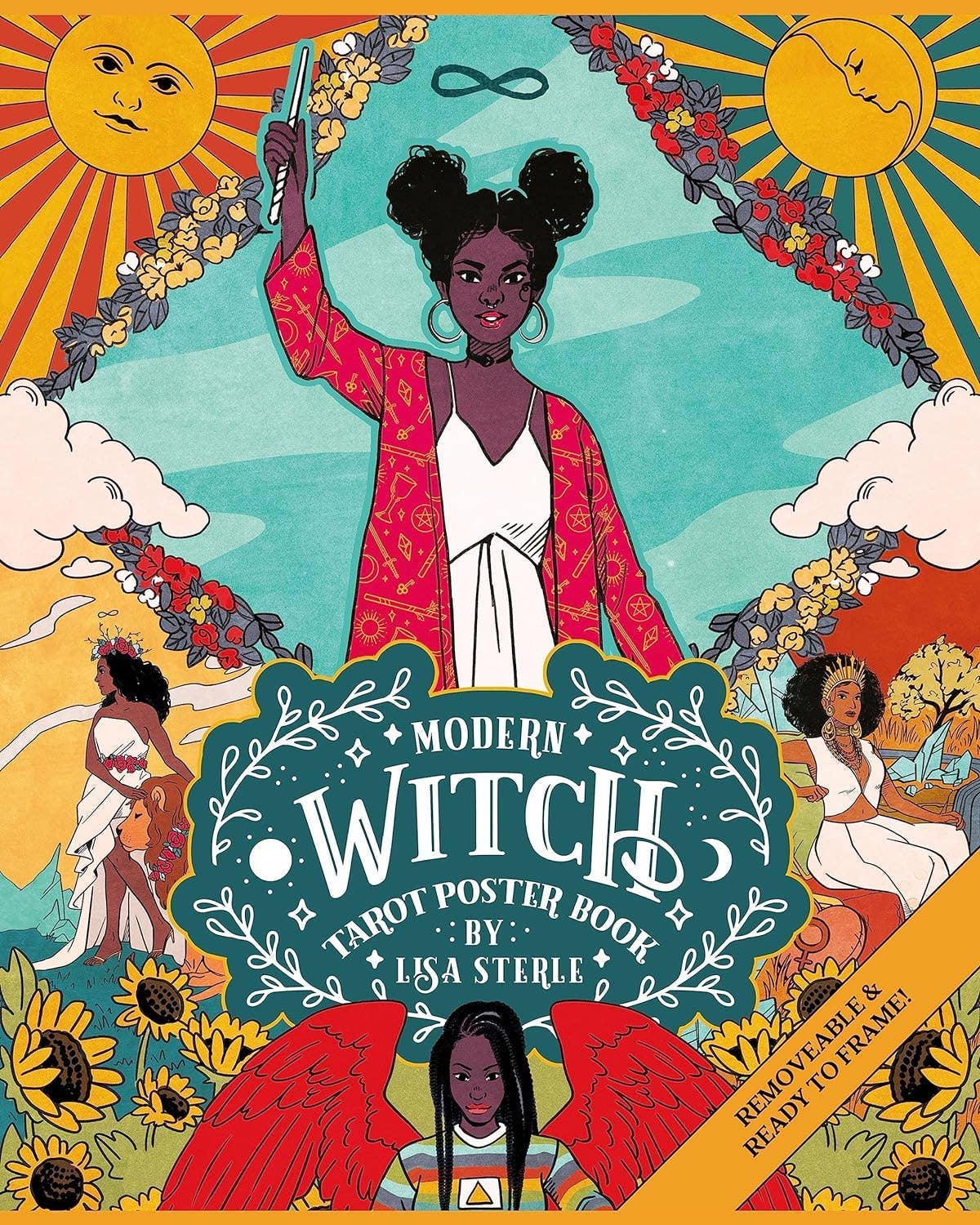 Modern Witch Tarot Poster Book by Lisa Sterle