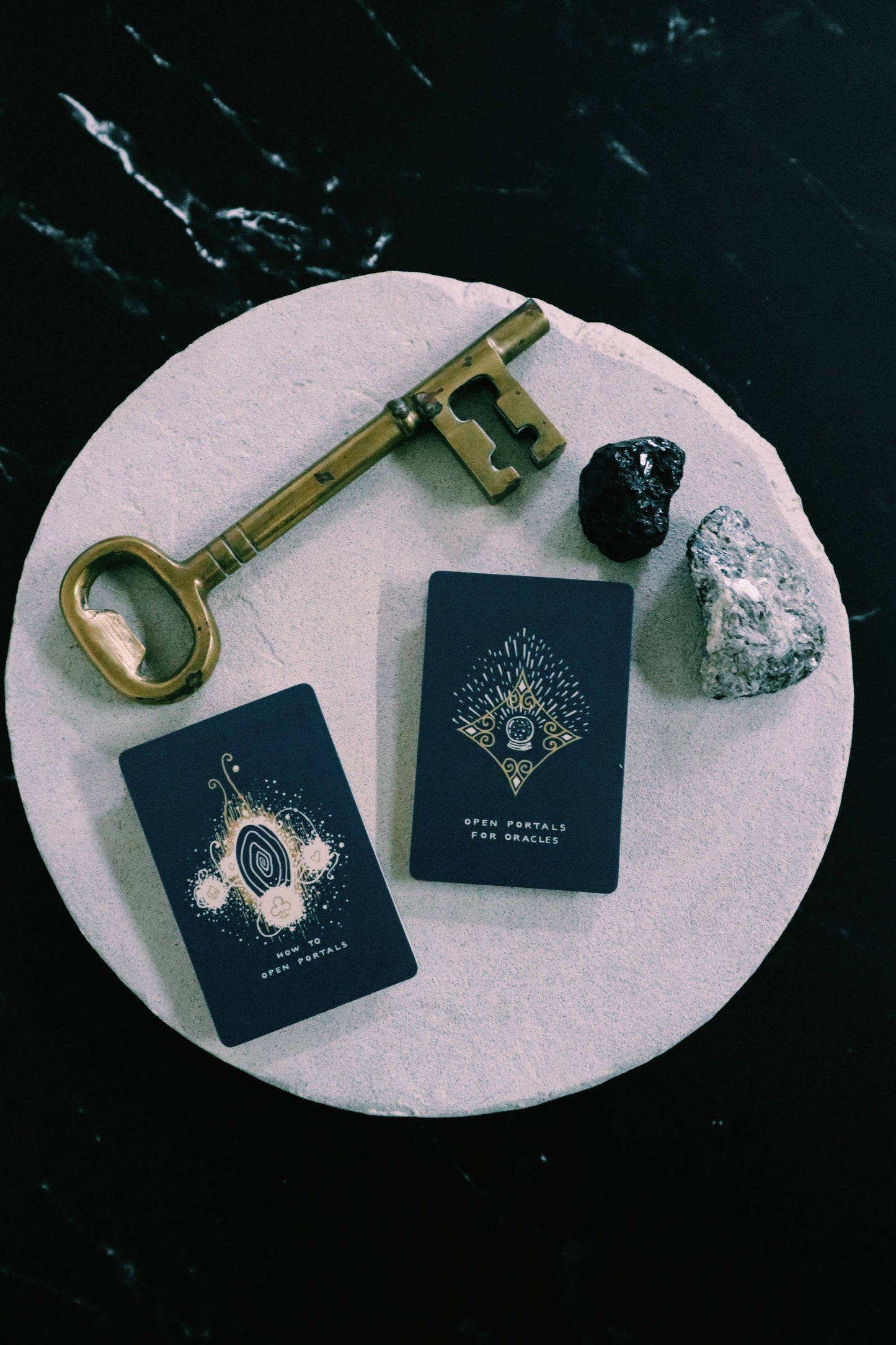 Open Portals Playing Cards & Oracle (Darkside Colorway)