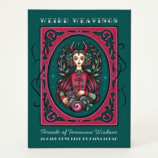 Weird Weavings - Threads of Feminine Wisdom - Rune Yule Deck