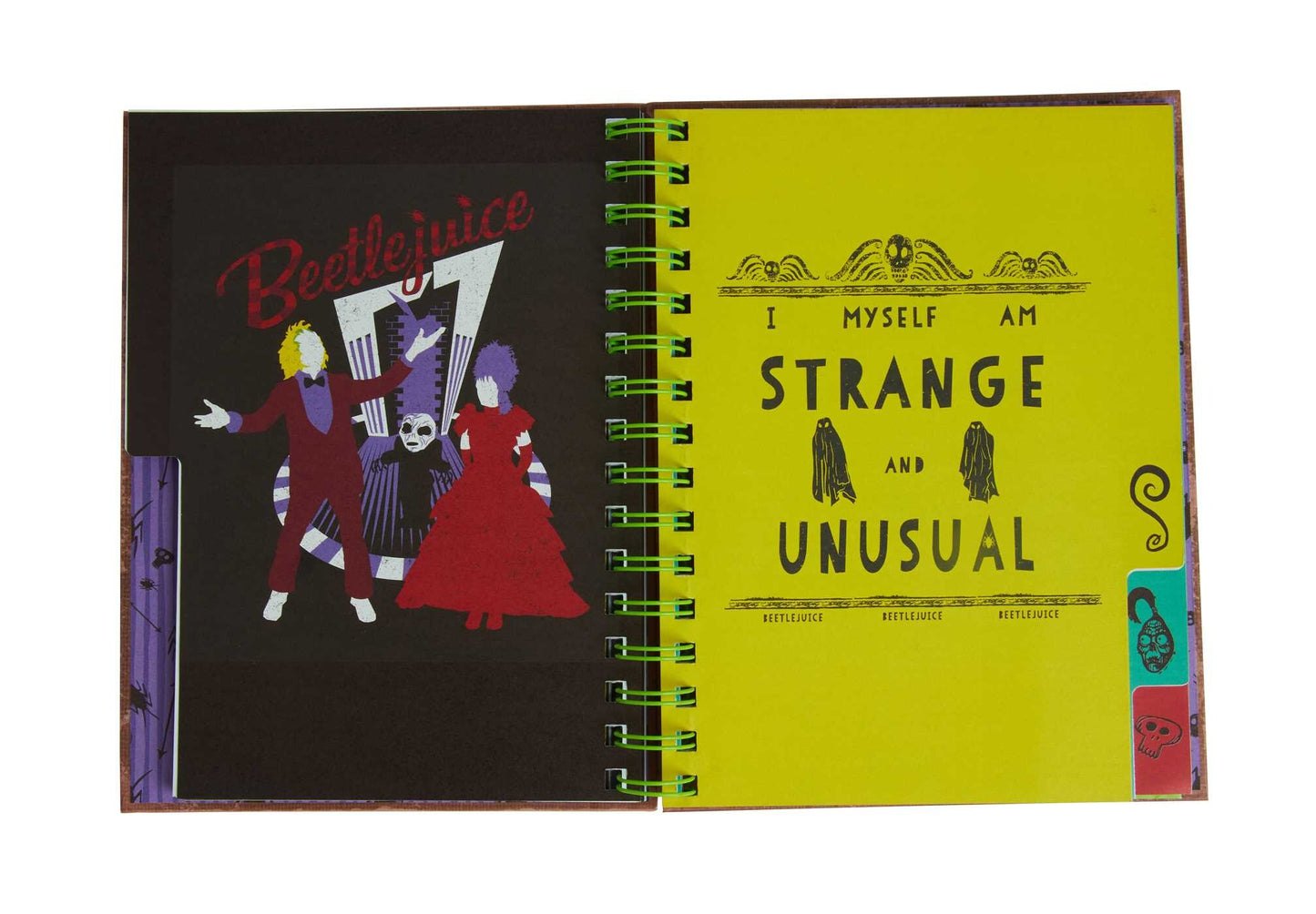 Handbook For the Recently Deceased ☆ Beetlejuice Spiral Bound Notebook