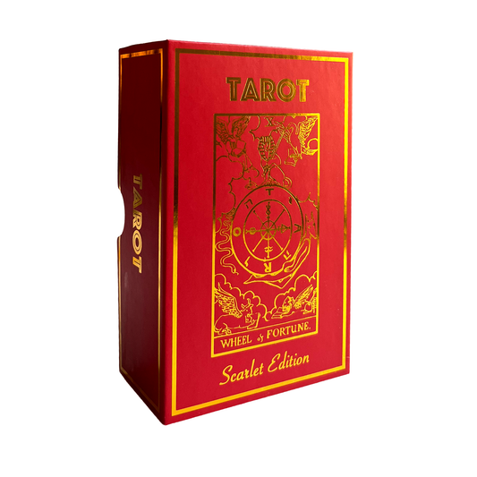 RWS Scarlet Tarot Deck & Guide | Classic Design and Gold Foil