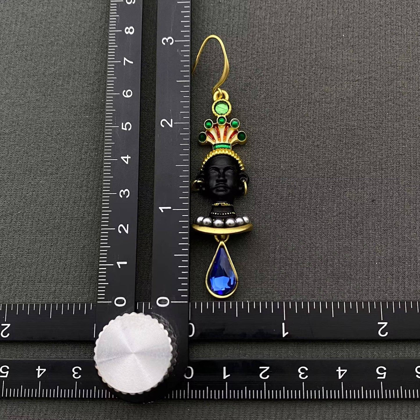 Ancient Egyptian Portrait Dangle Earrings