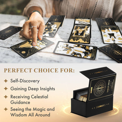 Wyspell Classic Tarot Cards ☆ Gold Edition RWS