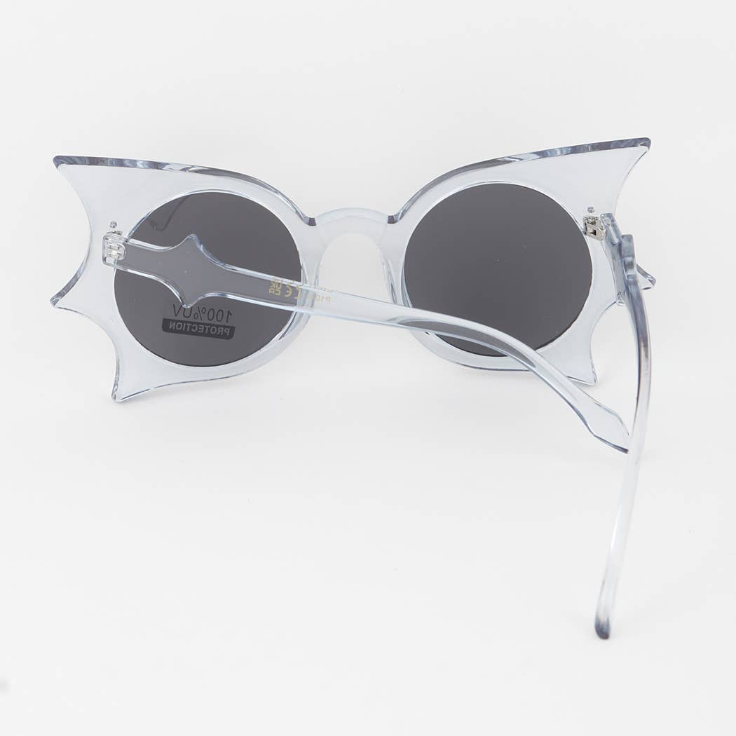 Gothic Morticia Addams Polarized Bat Wing Sunglasses