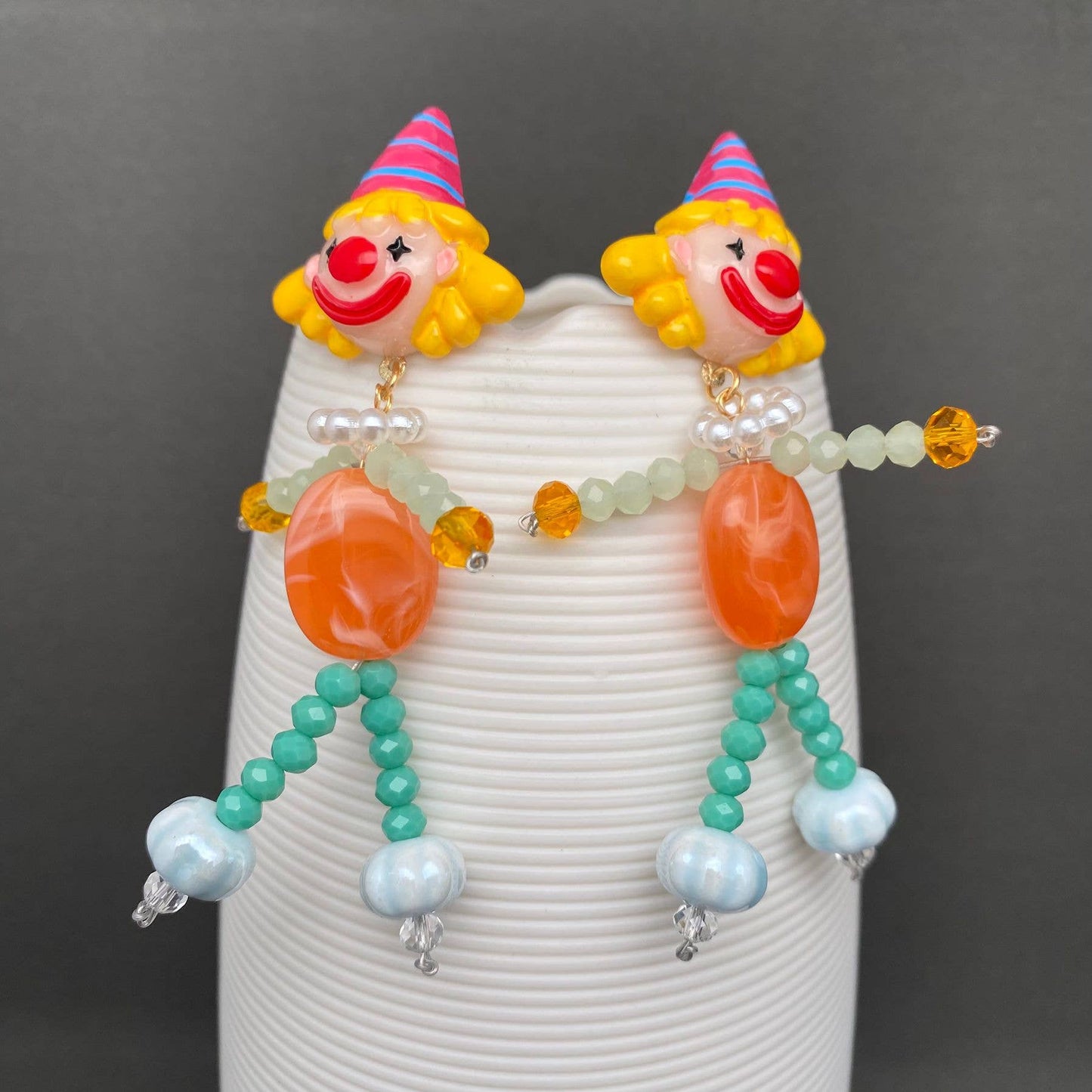 Circus Clown Earrings