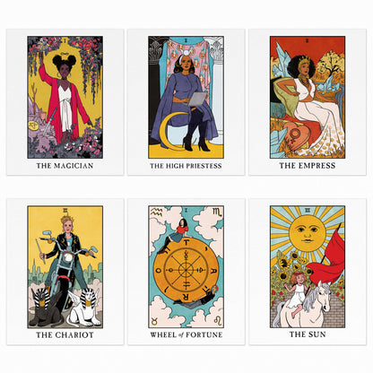 Modern Witch Tarot Poster Book by Lisa Sterle