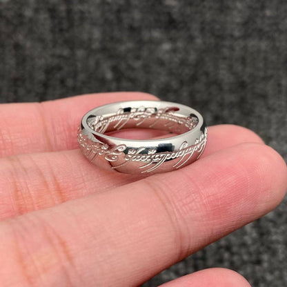 The Lord of The Rings - 18K Gold Plated Stainless Steel Ring