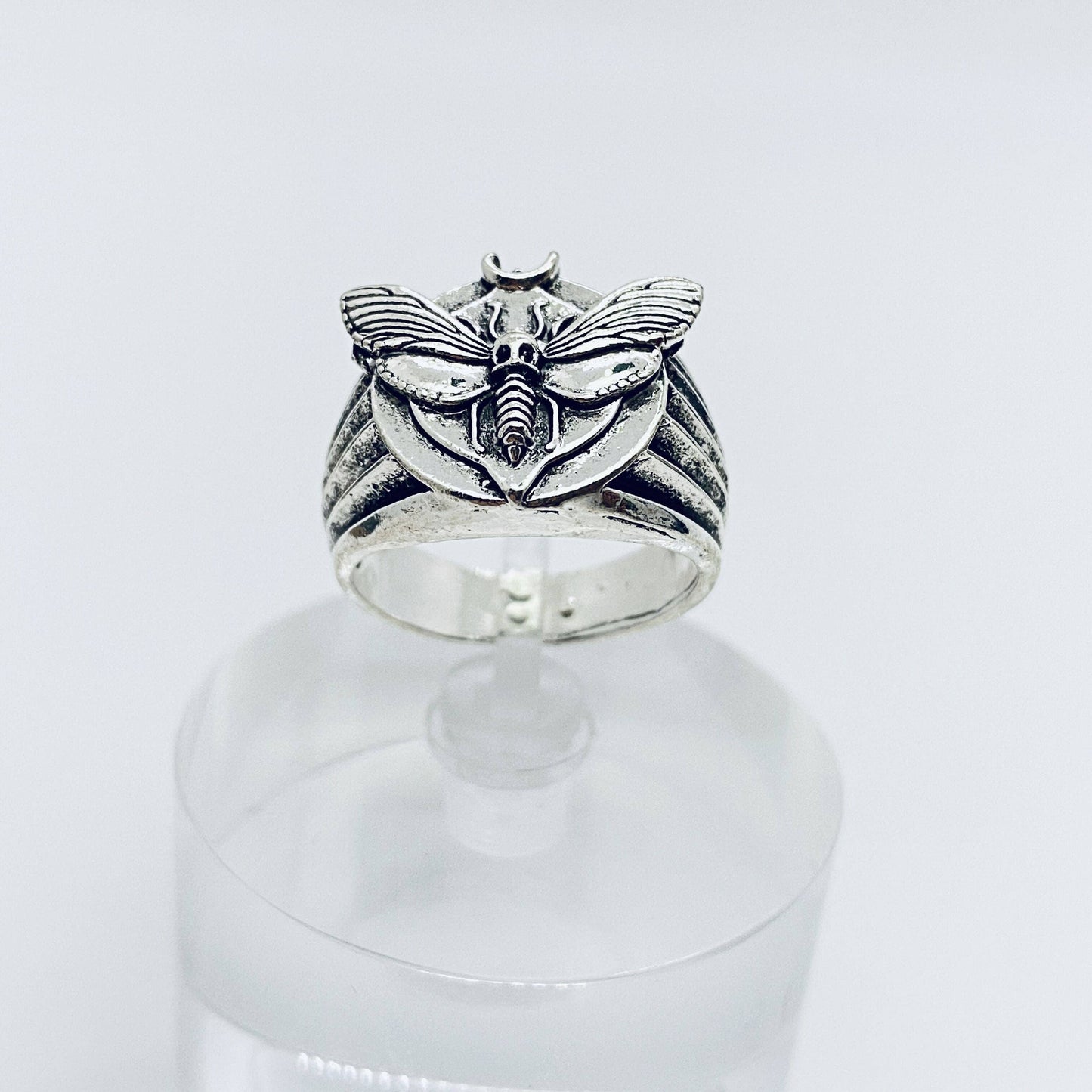 Little Skull Moth Ring