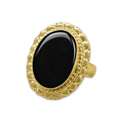 Semi-Precious Gemstone Rings ☆ Gold Overlay, Assorted Designs & Stones