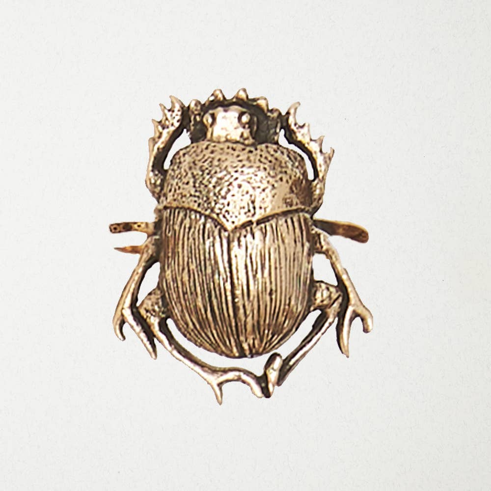 Bronze Scarab Ring