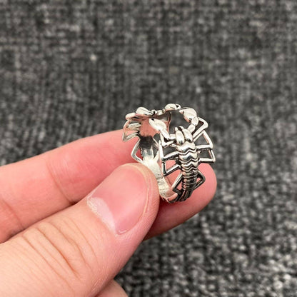 Double Scorpion Adjustable Ring