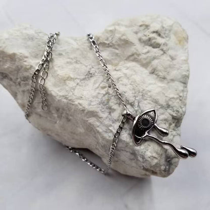 Crying Eye Pendant Necklace