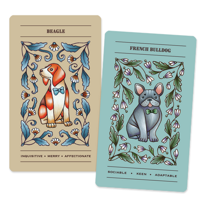 Happy Tails Oracle Dog Deck - Spirit Animal Divination Cards