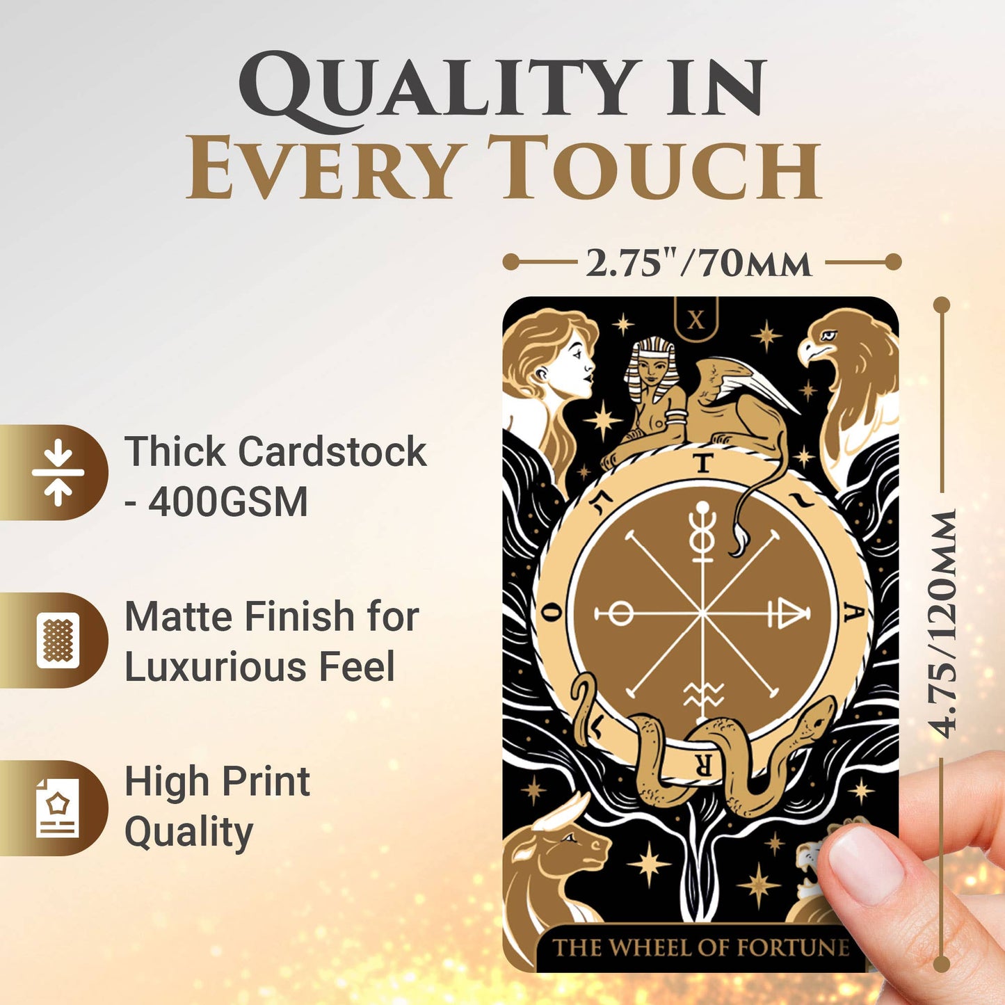 Starlight Tarot Cards ☆ Gold Edition